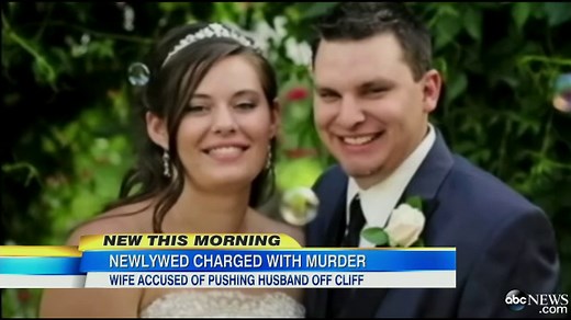 Bride Charged for Allegedly Pushing Husband Off Cliff