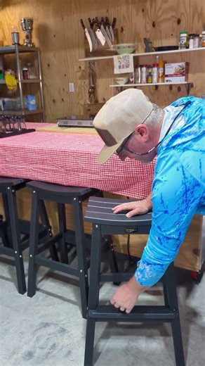 Outdoor Composite 30 inch Bar Stools are almost indestructible | Patio furniture that lasts