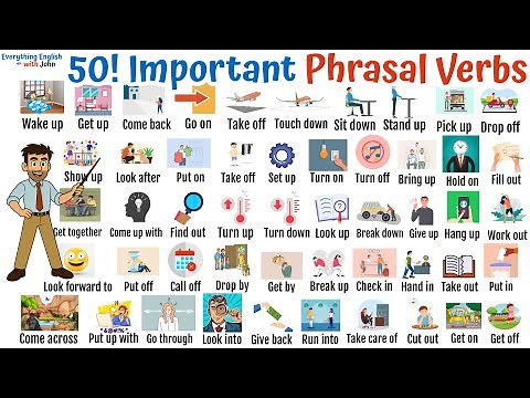 50 IMPORTANT Phrasal Verbs to Be Fluent in English - English Speaking Practice