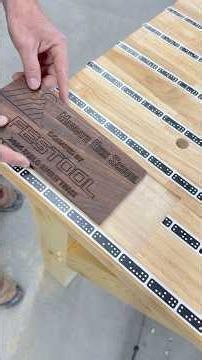 The final piece for the ‪@festool-canada‬ Cordless Build Event workbench is the walnut inlay!