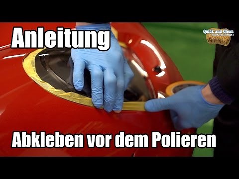 Anleitung: Lackabkleben vor dem Polieren | AUTOLACKAFFEN | Quick&Clean