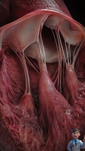Real Heart Valve Motion in 3D Animation #HeartAnatomy #MitralValve #MedicalAnimation #Cardiology