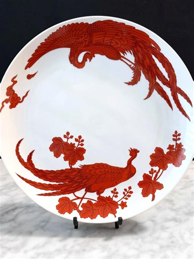 Midcentury Double Phoenix Porcelain Dinnerware Set