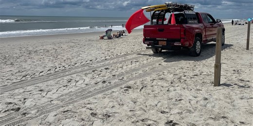 Red flags continue flying on Emerald Isle beaches over Imelda’s impacts