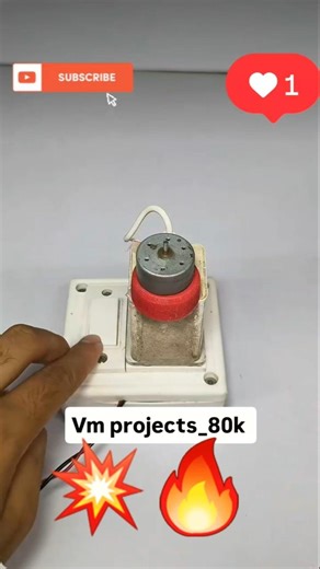 Diy rotating LED light using the DC motor and mobile charger#youtubeshorts #youtube #shortvideo#diy