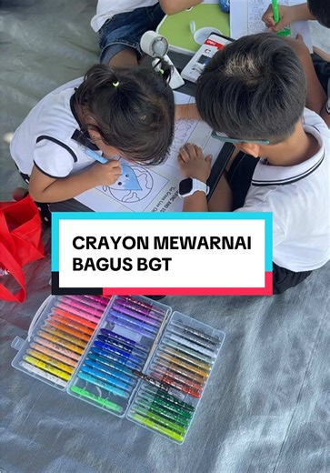 Bagus banget warna nya pekat dan Terang 😍💃🏻 #crayon #crayonanak