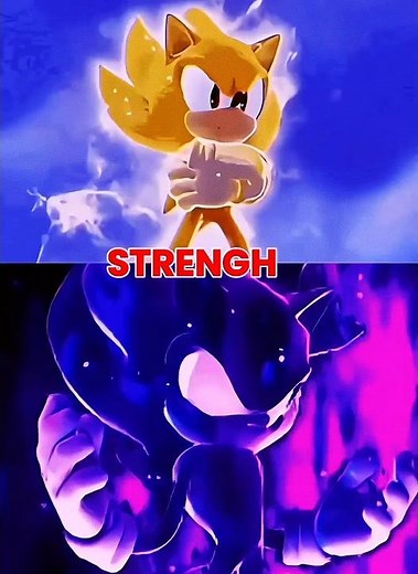 Dark Sonic vs super sonic #sonic #vs #supersonic #edit #shorts
