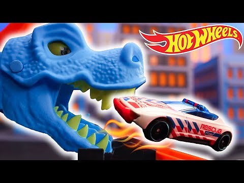 Stomp Stomp and Do the Dino Chomp 🦖🎶+ More Music Videos for Kids | Hot Wheels