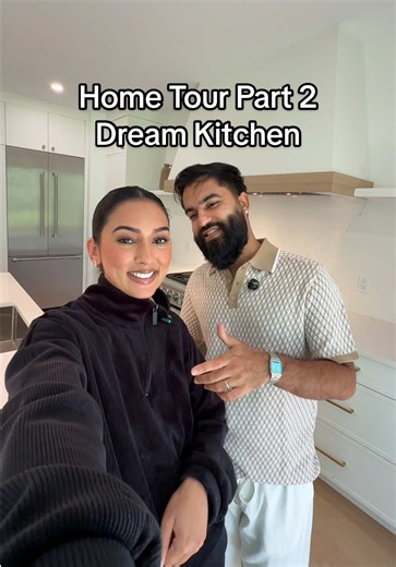 Here’s a tour of our dream kitchen or should I say @Kamal Roay ‘s dream kitchen! 🙈 How do we like it? Any suggestions on decor? Let us know! #hometour #kitchen #kitchendesign #dreamhome