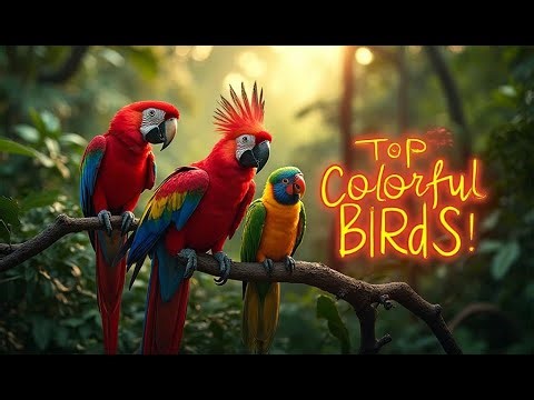 Relaxing Bird Sounds for Sleep & Stress Relief | Beautiful Birds & Calming Nature Video