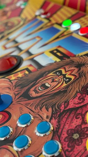 Phantom Arcades on Instagram: "Latest build going out today! ✅ 43” 4K screen ✅ 10,000 games ✅ LED buttons ✅ 4 player control panel ✅ 3” trackball ✅ dual light guns ✅ guitar hero #arcade #homearcade #gamer #mancave #retrogaming #gameroom #wwe #ultimatewarrior #wwe #aiart #wwf #hulkhogan #hulkamania"