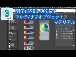 3ds Max：マルチ／サブオブジェクト マテリアルの使用方法