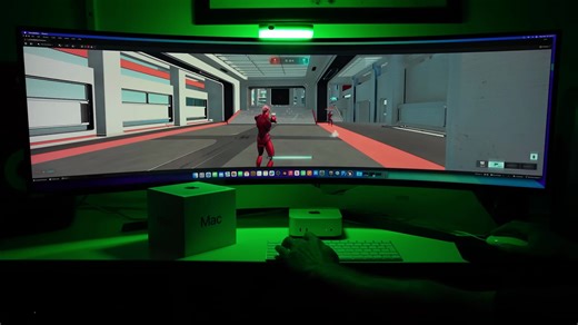 Mac Mini M4：UE5教程和性能基准/流明和纳米测试