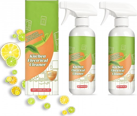 Electrolyzed Ion Kitchen Cleaner Spray, 300ml Multi-Purpose Household Cleaner, Cuts Grease & Stains, Easy Spray & Wipe