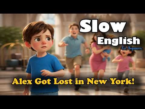 Alex Got Lost in New York! | Easy English Listening Story (A2 Level)