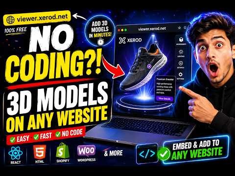 How to Add 3D Models to Your Website Without Coding (Easy Tutorial)