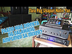 Mixer To Dual Amplifier Connection, Two Amplifier Directed To Mixer, Using Kevler GX7, Ace Lx20,