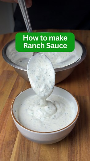 How to make ranch sauce 😋 #ranch #sauce #howtocook #cookingtips | Parsnip App