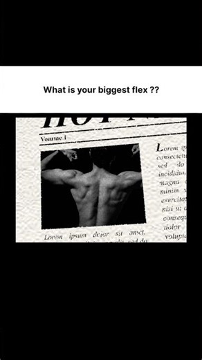Biggest Flex....😃