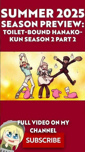 First Episode Review: Toilet Bound Hanako kun Season 2 Part 2 #anime #animerecommendations