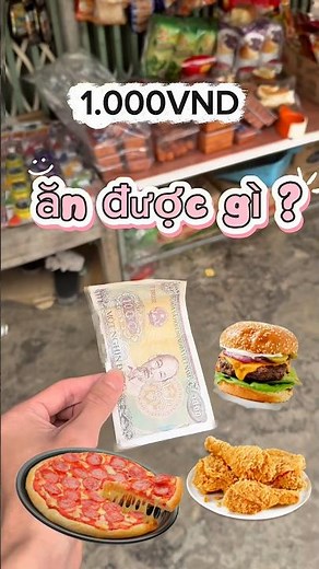 What can you buy with 1k VND? #food