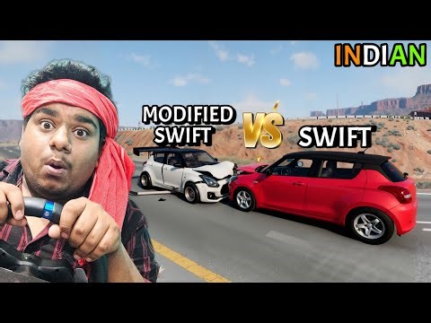 INDIAN SWIFT CAR VS MODIFIED SWIFT CAR