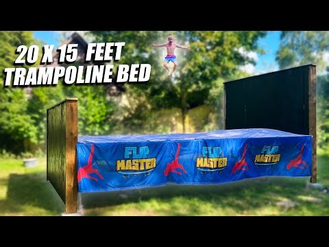 I Built The BOUNCIEST BED In The WORLD!
