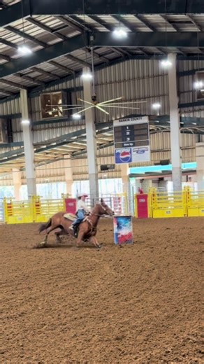 Athletic Barrel Racing Performance Shines Today