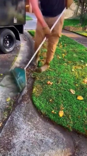 Sharp Driveway Lawn Edges and Smooth Grass Border Cuts 🚜 | #lawncare #trimming