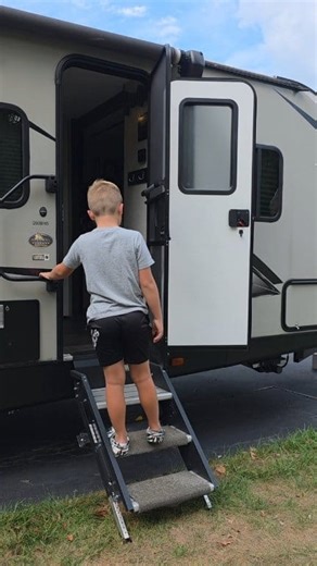 Tired of your RV screen door slamming shut or staying wide open at the campsite? This automatic RV screen door closer is a total game-changer for camping life. No more bugs sneaking in, no more doors swinging in the wind. Just smooth and easy camping convenience. Whether you’re parked at the campground, boondocking, or enjoying family time around the campsite, this little gadget makes RV living so much easier! Check the comments for where to find it! #RVLife #CampingLife #RVMods #RVHacks #RVTips