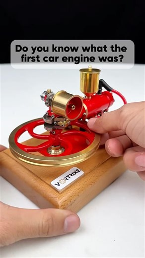 Do you know what the first car engine was?#miniengine#retroengine#EngineModel#engine#model