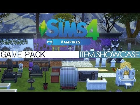 The Sims 4 - Vampires Game Pack - ITEM SHOWCASE