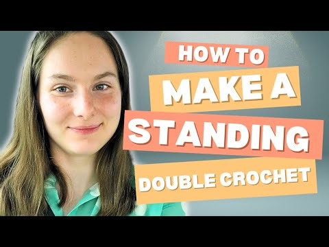 Standing Double Crochet - Quarter Speed - Crochet Tips and Techniques
