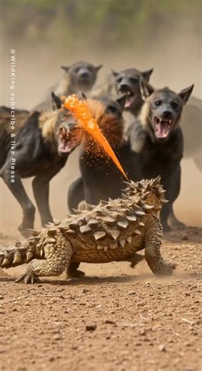 가시드래곤도마뱀의 반격! 액체발사!/Thorny Dragon’s Counterattack! Liquid Burst!