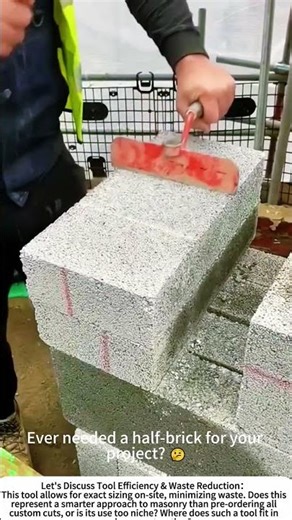 The Perfect Split: Cutting Bricks with a Portable Block Splitter ⚙️