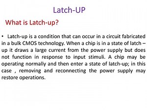 PPT - Latch-UP PowerPoint Presentation, free download - ID:5779057