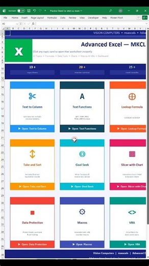 Excel home page like a real website 😍 Attractive Excel trick #Excel #exceltips #exceltricks