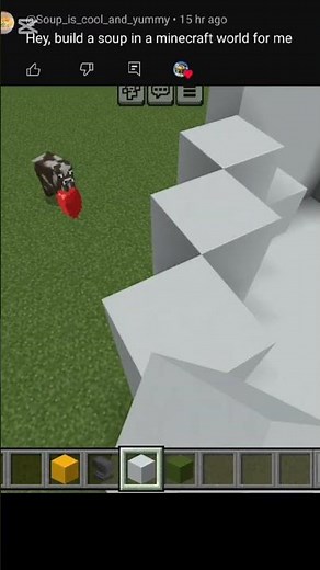 making a bowl for ‪@Soup_is_cool_and_yummy‬ #minecraft #gamtng