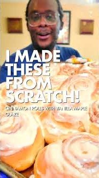 Homemade Cinnamon Rolls with Vanilla Maple Glaze | ItsMeKellz Recipe