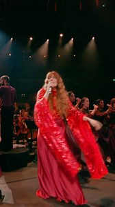 Drumming Song at the BBC Proms with @julesbuckleymusic and his orchestra Watch the full show celebrating 15 years of Florence The Machine’s debut album ‘Lungs’, on @bbciplayer and @bbctwo on Saturday 19 October at 8.20pm 🫁 ✨ | Florence The Machine