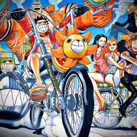 Kuzan's Epic Bicycle Ride in One Piece