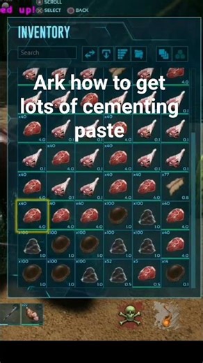 Ark: farming cementing paste easy 100+ #arksurvivalevolved