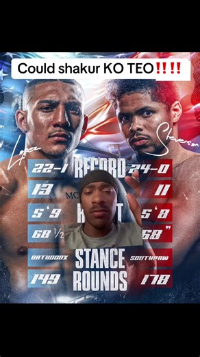 How y’all feeling about this#greenscreen #shakur #teofimolopez #boxing | shakur boxing