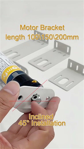 #trendingnow SOMFY/DOOYA electric curtain roller blinds, with installation brackets that can be adjusted at multiple angles, featuring convenient installation!#curtains #blinds #factory #accessories