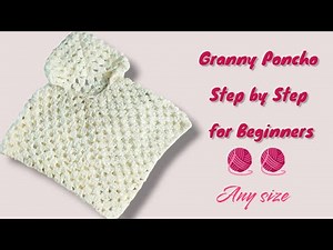 Elegant Crochet Baby Poncho Tutorial | Easy Crochet for Beginners