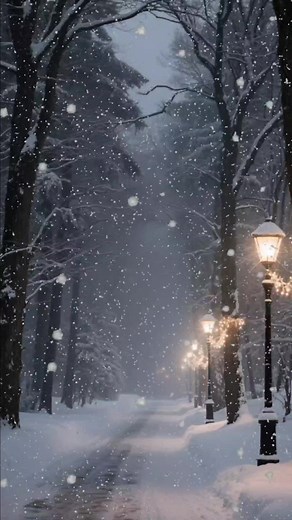 32K views · 2.1K reactions | Relaxing  . . . . #cozy #lights #snow #snowfall #winter #wintervibe #winterevenings #astheticsongs | Winter vibe | Facebook