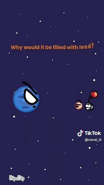 Lead Balloon Animation Featuring Planet Balls
