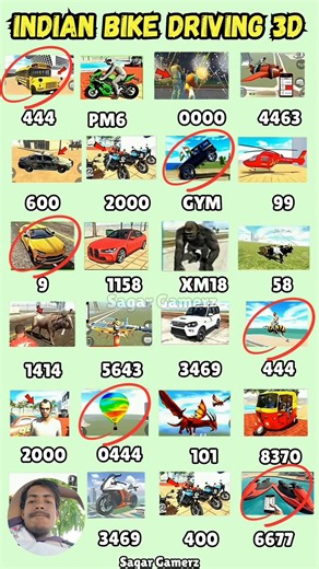 Real Cheat Codes 💥 Indian Bike Driving 3d All New Cheat Code Update & Plugin Cheat Code ✅