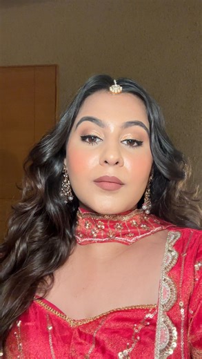 Valine Punamia on Instagram: "Last wedding function- Pheras ❤️✨ Products used: @elfcosmetics power grip primer @benefitindia porefessional foundation in 19N + @hauslabs foundation in 270 @lorealparis.india infallible concealer in 314 @hudabeauty blush in sunset lychee , one coat mascara @lunarbeauty nude eyeshadow palette + @zygosbeauty eyeshadow palette @forever52makeupofficial stellar eyeliner pen @toofacedlovesindia blur & set powder @charlottetilbury setting spray @fentybeauty lip liner in e