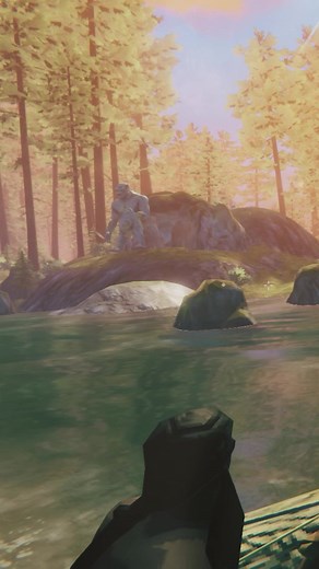 Do trolls swim? #valheim #valheimgame #valheimfunnymoments #mistlands #fyp #fypシ #streamer #xyzbca #gaming #funnyvideo #foryou #foryoupage